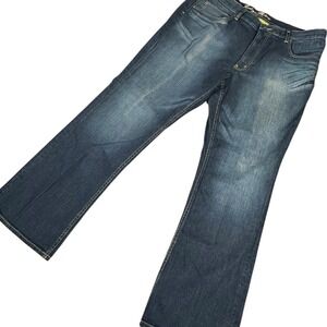 Indigo Palms Tommy Bahama Jeans Mens 40x32 Blue Boot Cut Stretch Denim Dark Wash